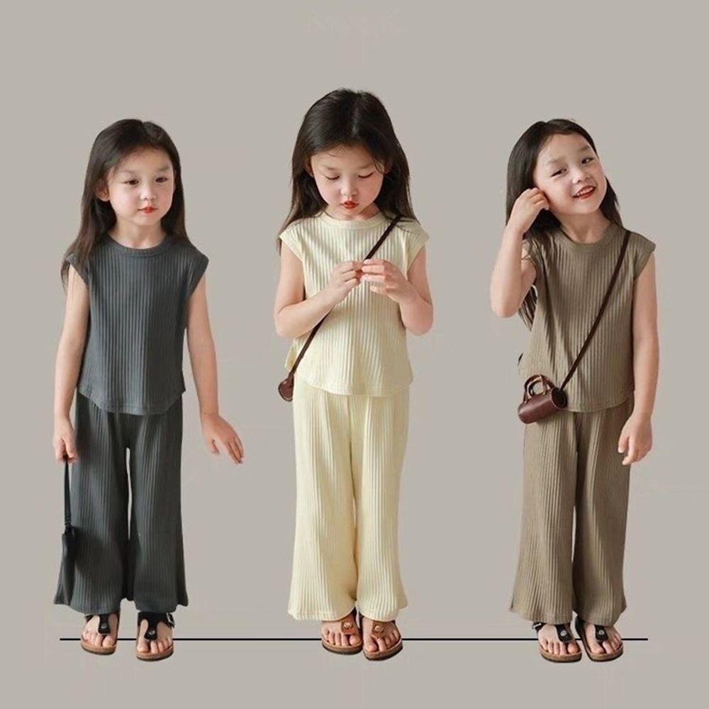 Комплект для девочки "Pure Casual", бежевый