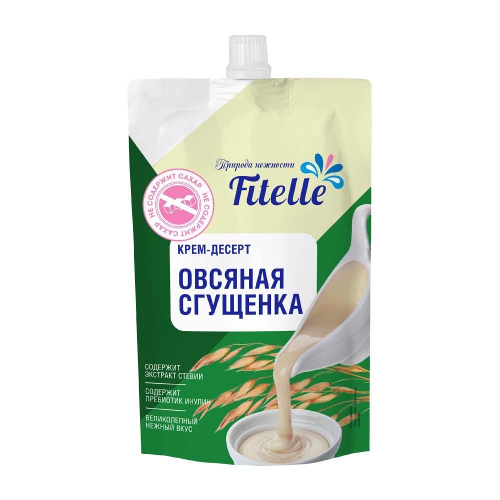 Крем-десерт Fitelle Овсяная сгущенка 100гр