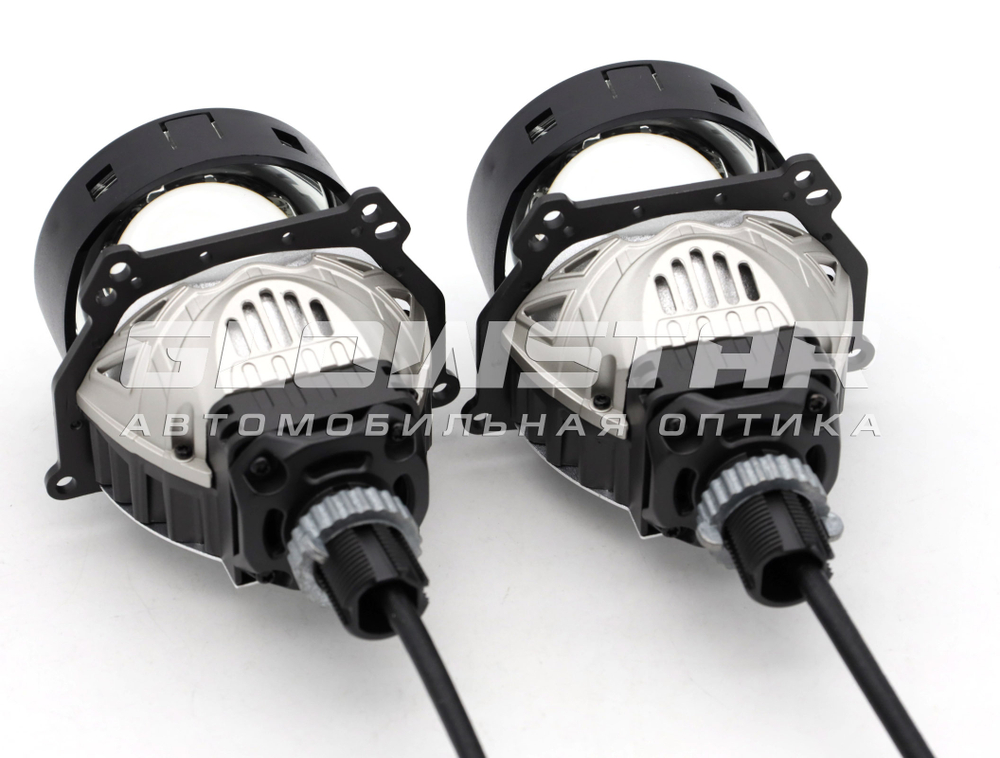 Билед модули Aozoom A11 3.0 дюйма, 2 чипа, 5500K, 12V, 56W/64W, крепление 3R и съемное гаечное (комплект, 2шт)