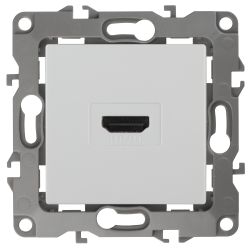 Розетка ЭРА Серия 12 12-3114-01 HDMI IP20 белый | Эра 12