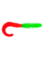 Твистер NISUS Din 3,11"/7,9см Lime & Red 6шт. (N-33-021)