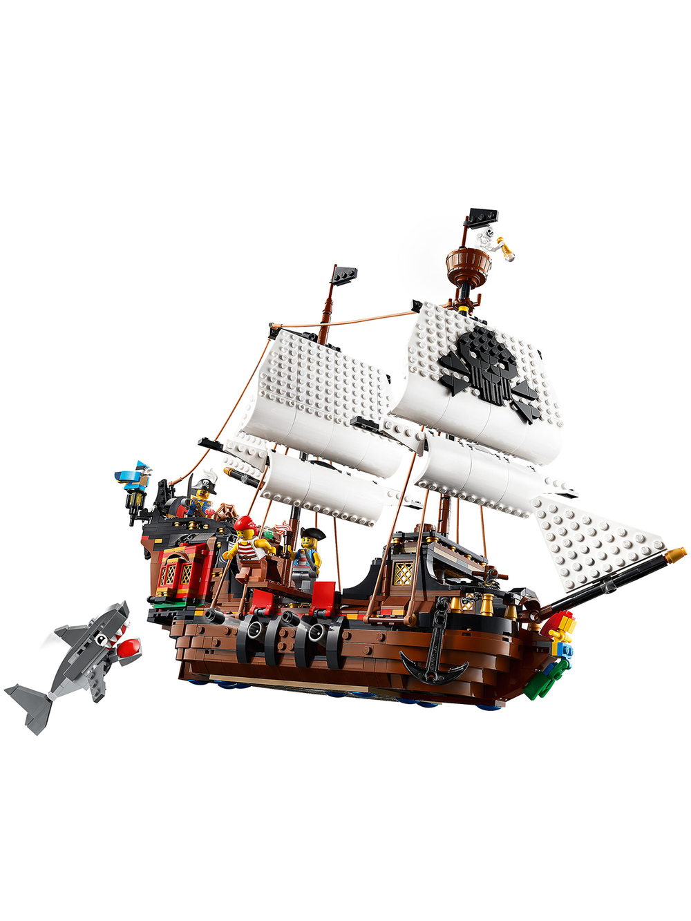 Конструктор Лего Креатор Пиратский корабль 3‑в‑1 | LEGO Creator 3‑in‑1 Pirate Ship 31109 — 1 264 детали (9+)