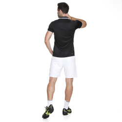 Мужское теннисное поло Dunlop Polo Men - Black, White