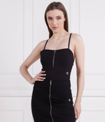 Боди ZIPPER RIB STRAPPY CALVIN KLEIN JEANS - черный(J20J220776)
