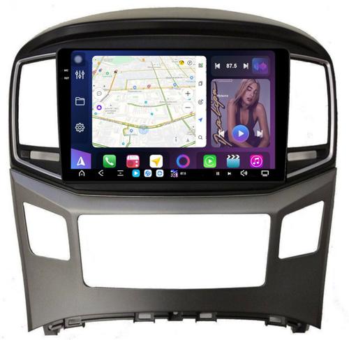 Магнитола для Hyundai H1, Grand Starex 2015-2022 - FarCar S500-TS20 монитор 9.5" 2K QLED на Android 14, Быстрейшая, CarPlay, 4G SIM-слот