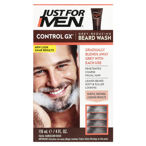 Just for Men, Control GX, гель для душа для уменьшения седины, 118 мл (4 жидк. унц.)