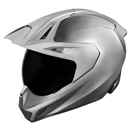 Купить Мотошлем Кроссовый Icon Variant Pro Quicksilver / Серый