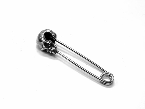 Булавка из серебра Pin-Skull-3 SPIN-03