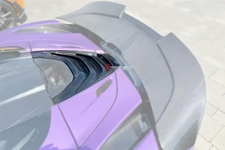 Карбоновая крышка двигателя на замену для McLaren 720S Spider 2018-2023 МакЛарен тюнинг