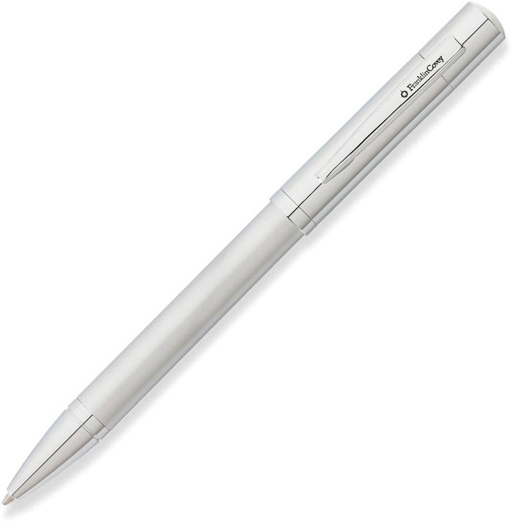 Шариковая ручка Franklin Covey Greenwich Satin Chrome в футляре (FC0022-1)