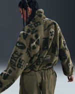 Nike Sportswear Женская куртка из флиса с длинным ворсом - NIKE