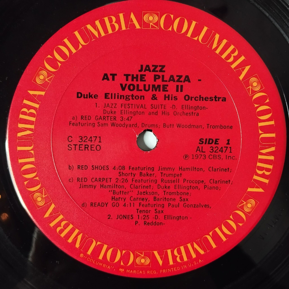 Винтажная виниловая пластинка LP Duke Ellington and His Orchestra Jazz At The Plaza Vol. II (USA 1973) (Promo)
