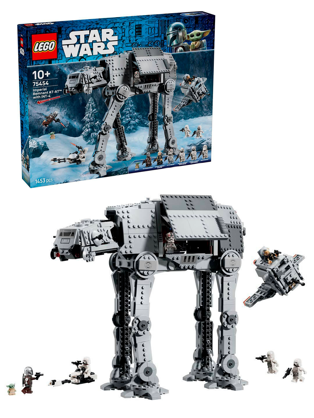 Конструктор Лего Стар Варс АТ-АТ шагоход остатков Империи 75454 | LEGO Star Wars Imperial Remnant 1 453 детали | 10+