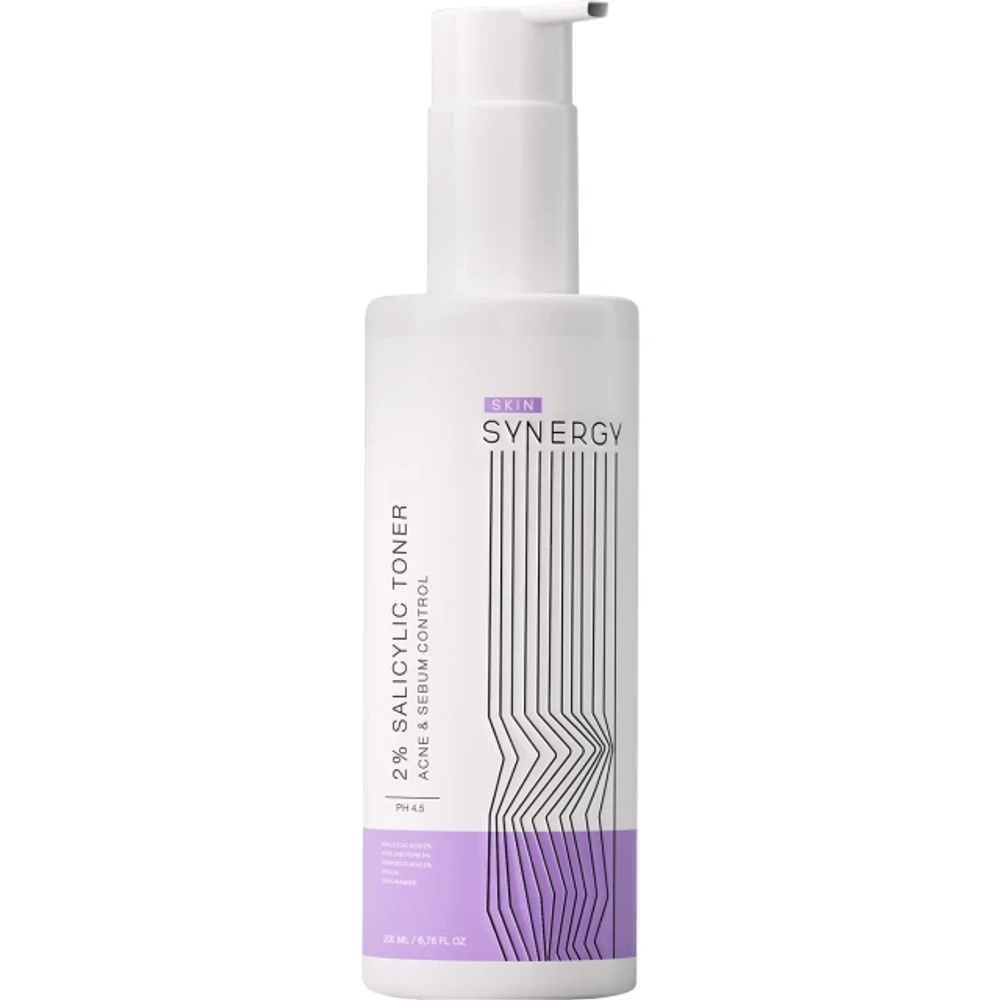 Skin Synergy Салициловый тонер 2%, 200 мл | 2% Salicylic Toner