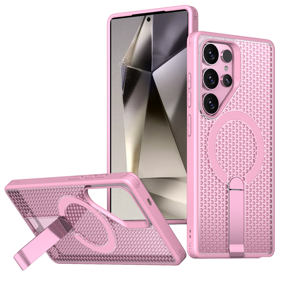 Прозрачный чехол Mesh Pro Magnetic Case для Samsung Galaxy S22 Ultra