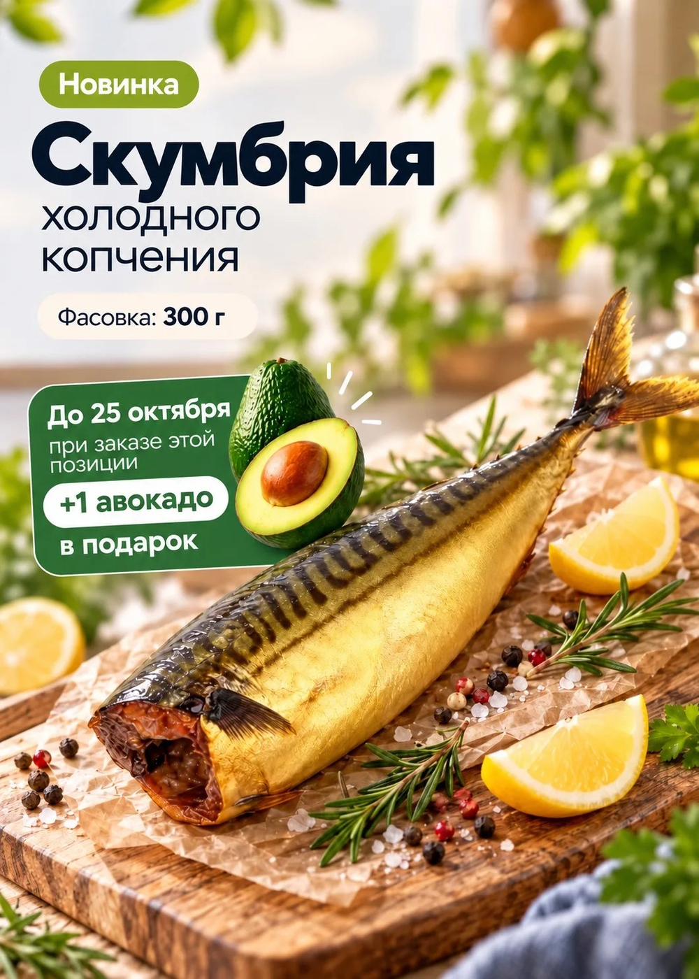 Скумбрия холодного копчения