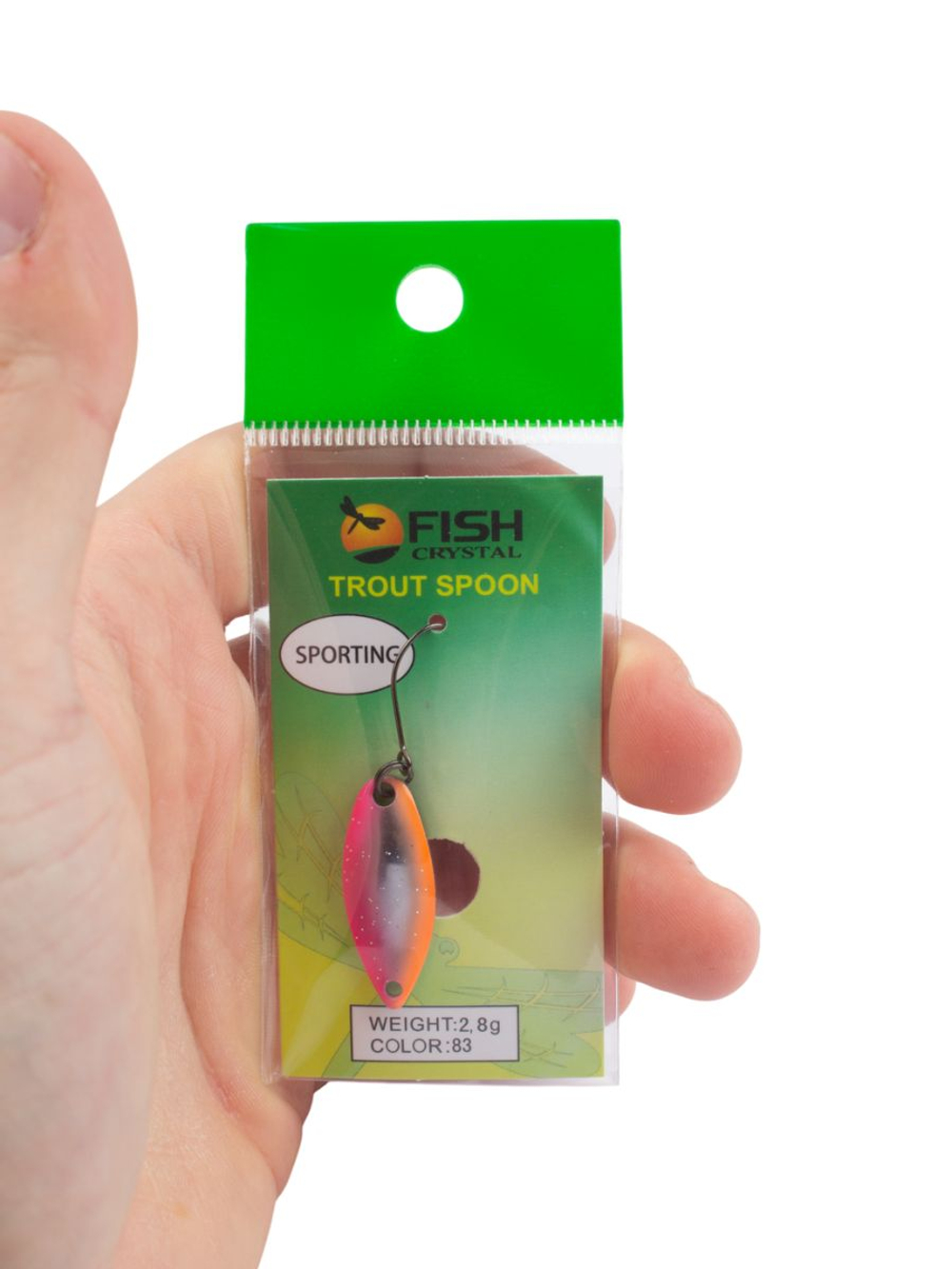 Блесна Fish Crystal SPORTING 30 мм 2.8 г на форель цвет 83