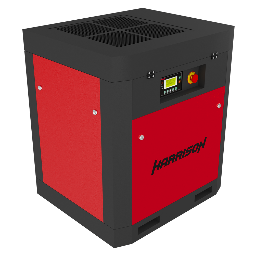 HRS-942100 Винтовой компрессор с ременным приводом Harrison: 2100 л/мин, 10 бар, 15 кВт