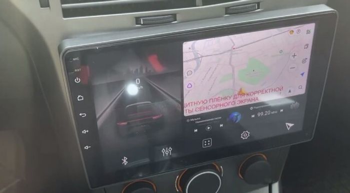 Магнитола для Opel Astra H, Antara, Corsa, Vectra, Zafira B (вниз, серый) - AK586R9-MTK Android 10