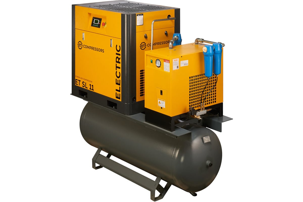 Винтовой компрессор на ресивере с осушителем ET-Compressors SL 11-08-500 ES (IP23)
