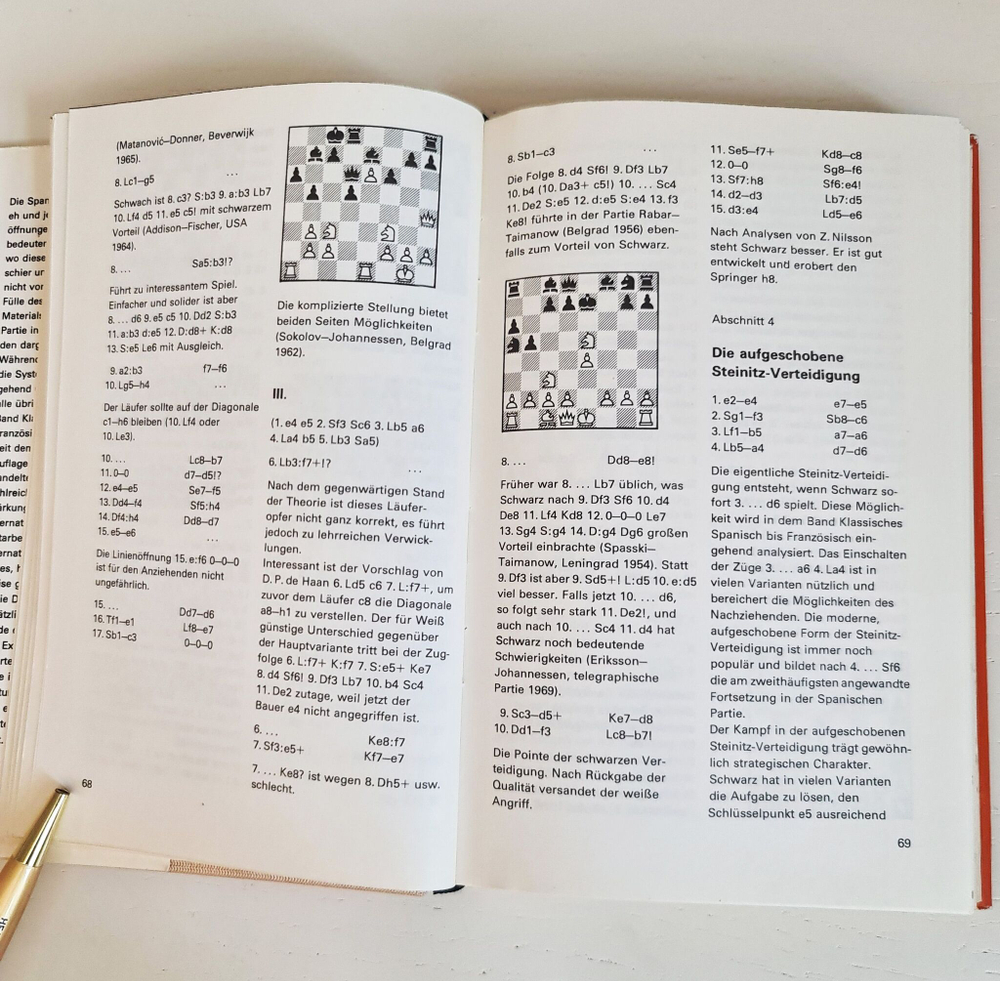 Vierspringer spiel bis Spanisch. Keres P. 1979