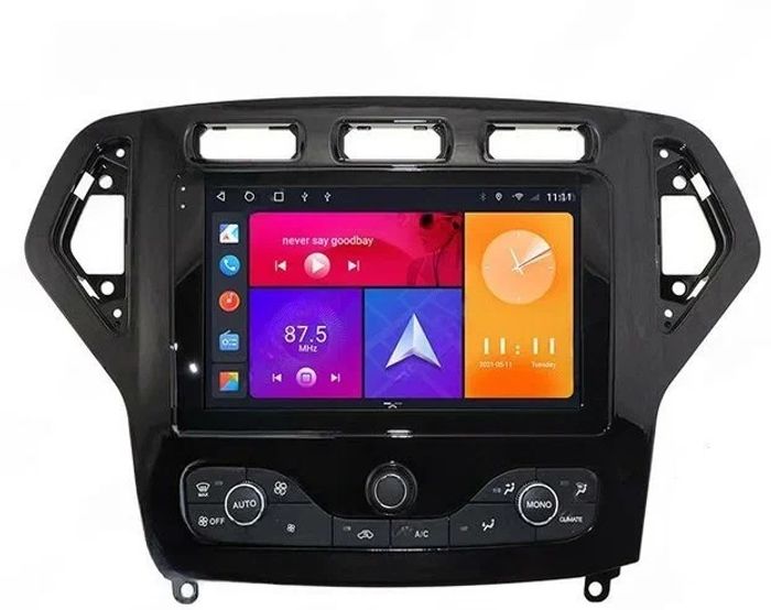 Магнитола для Ford Mondeo 4 2007-2010 - Kuberg SF-9281-1 (рамка 9") QLed+2K, Android 12, Быстрая, CarPlay, 4G SIM-слот