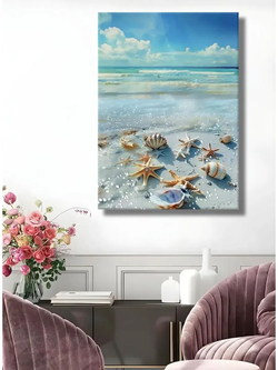Картина "Секреты моря", для интерьера 30х40см 1шт.