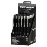 Ручка шариковая, масляная, автоматическая, Vinson, синие чернила, серия "VINSON PIONEER", 36 шт