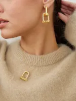 СЕРЬГИ "STATEMENT 2 IN 1"