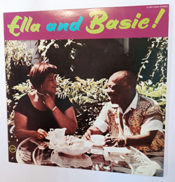 Винтажная виниловая пластинка LP Ella Fitzgerald With Count Basie And His Orchestra Ella And Basie (Japan 1986)