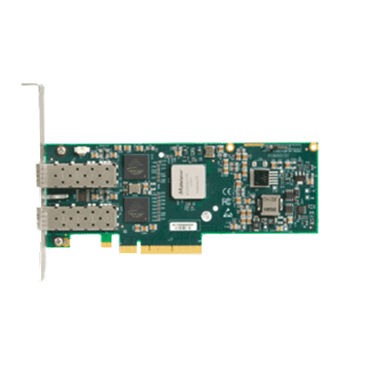 Сетевая карта Mellanox ConnectX™ EN network interface card, single-port, 10GBASE-SR w/ XFP module, PCIe2.0 x8 2.5GT/s, mem-free, tall bracket, RoHS R5. Includes one (1) XFP module. (Condor3 SR, 1-Port) MNKH18-XTC