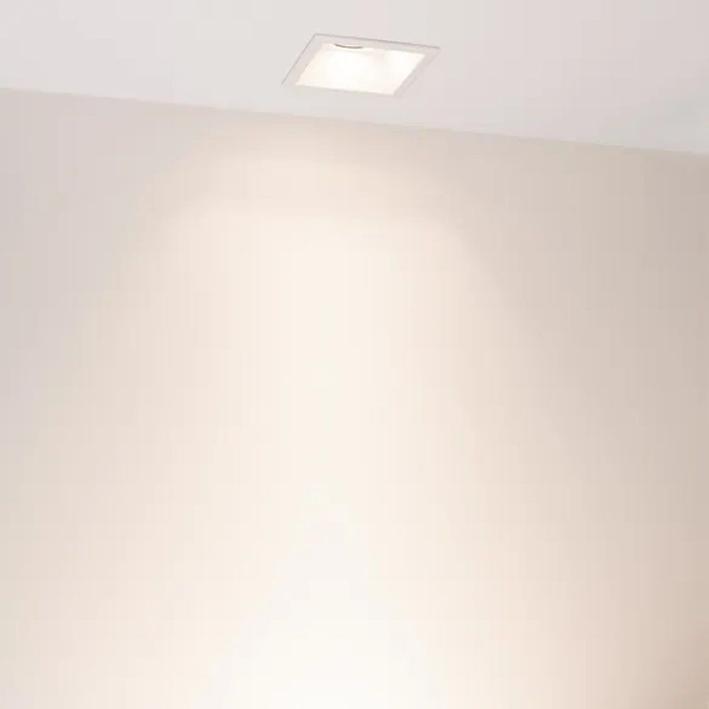 Светильник MS-FLOW-BUILT-S85x85-6W Day4000 (WH, 38 deg, 230V) (Arlight, IP20 Металл, 5 лет) 060944
