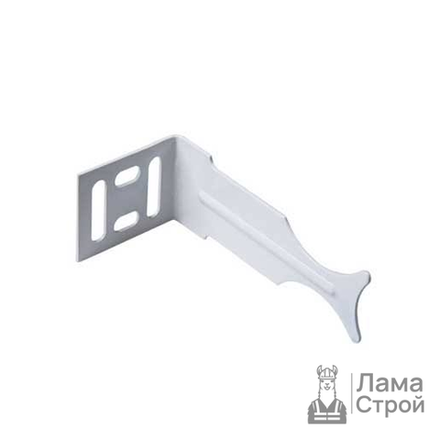 Кронштейн для радиатора белый угловой