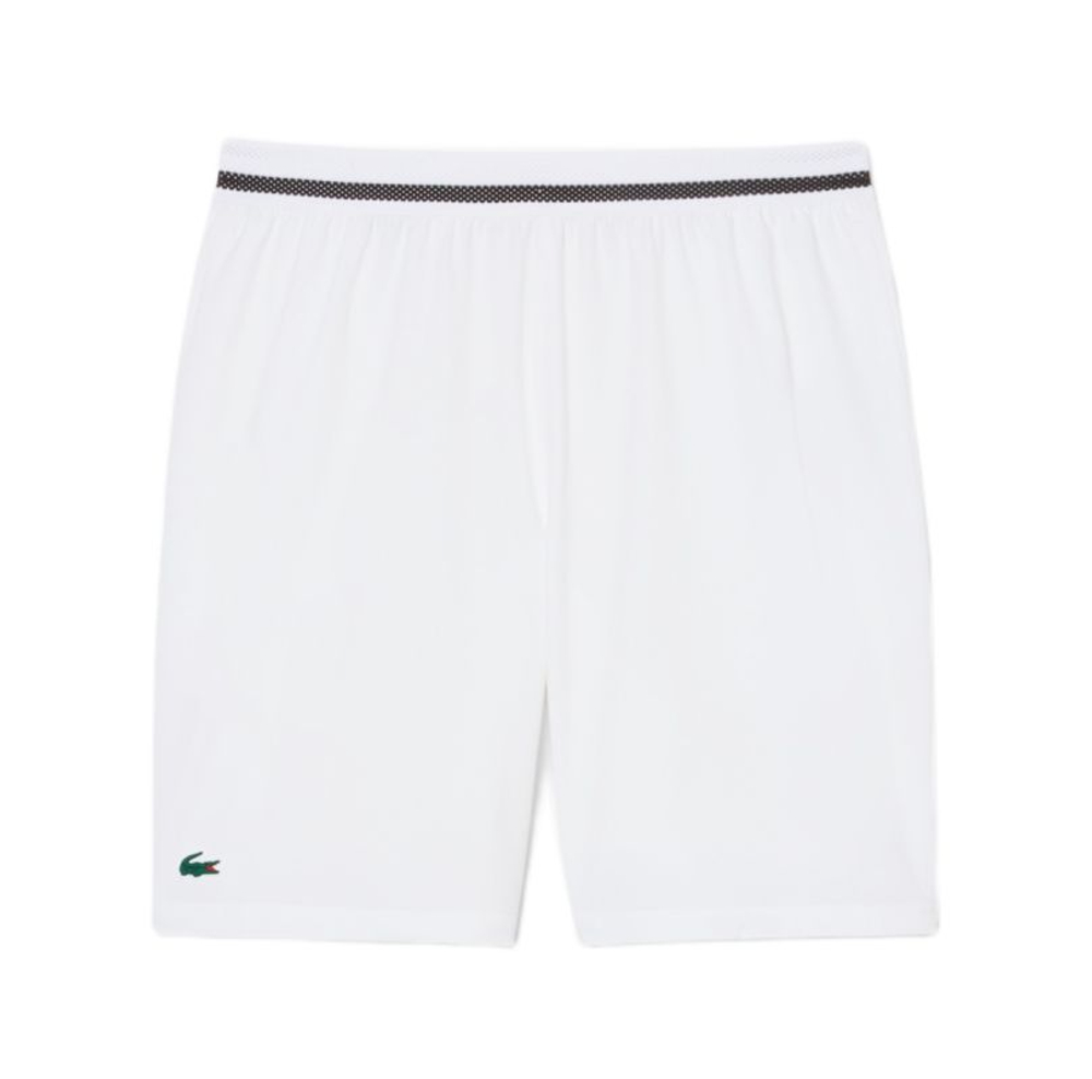 Мужские теннисные шорты Lacoste Tennis X Novak Djokovic - white/buffalo