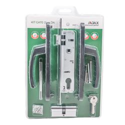 Корпус врезного замка с ручкой AJAX KIT GATE-2585/24 RAL7016 антрацит /63975/
