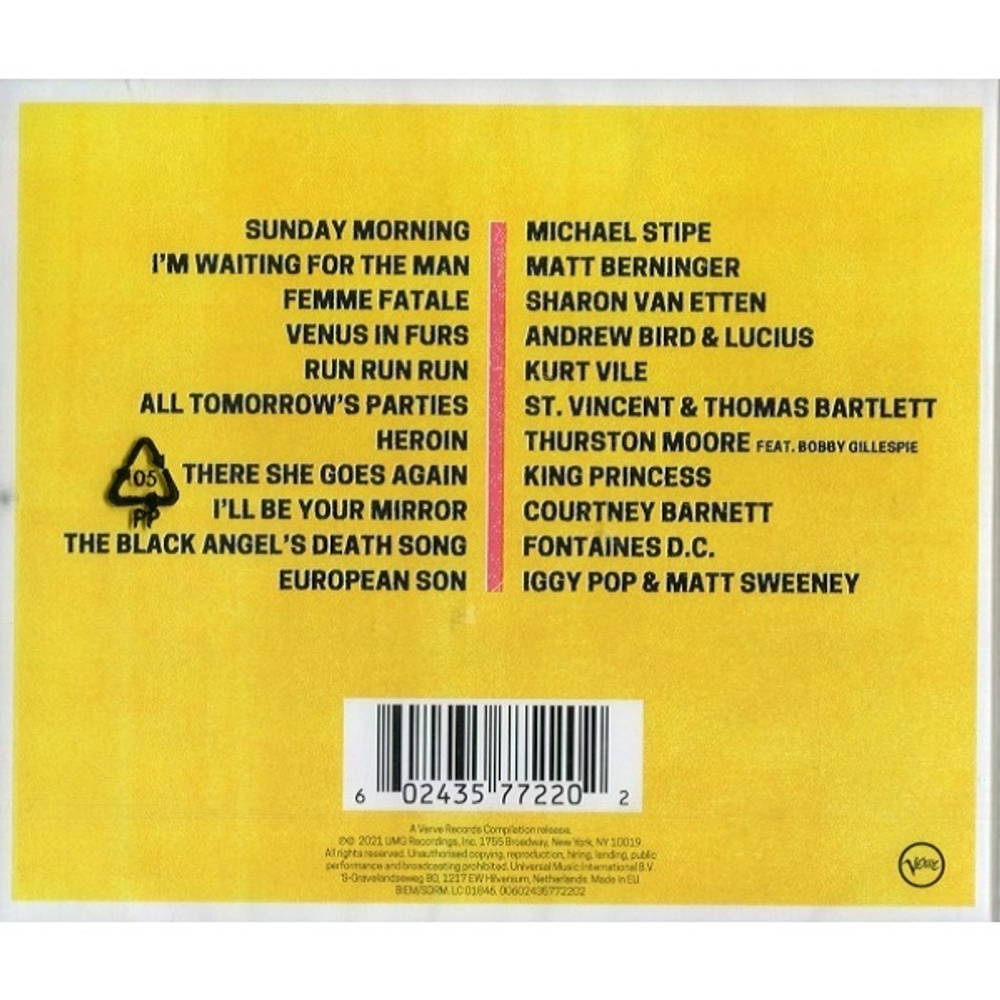 Сборник / I'll Be Your Mirror - A Tribute To The Velvet Underground & Nico (CD)