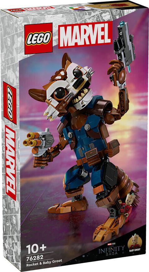Конструктор LEGO Marvel 76282 Енот Ракета и малыш Грут