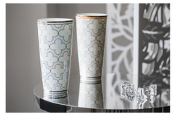 Ваза Noritake 26см Трефолио с золотым кантом