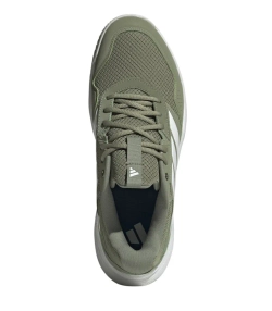 Теннисные кроссовки Adidas GameCourt 3 M - tent green/white/white