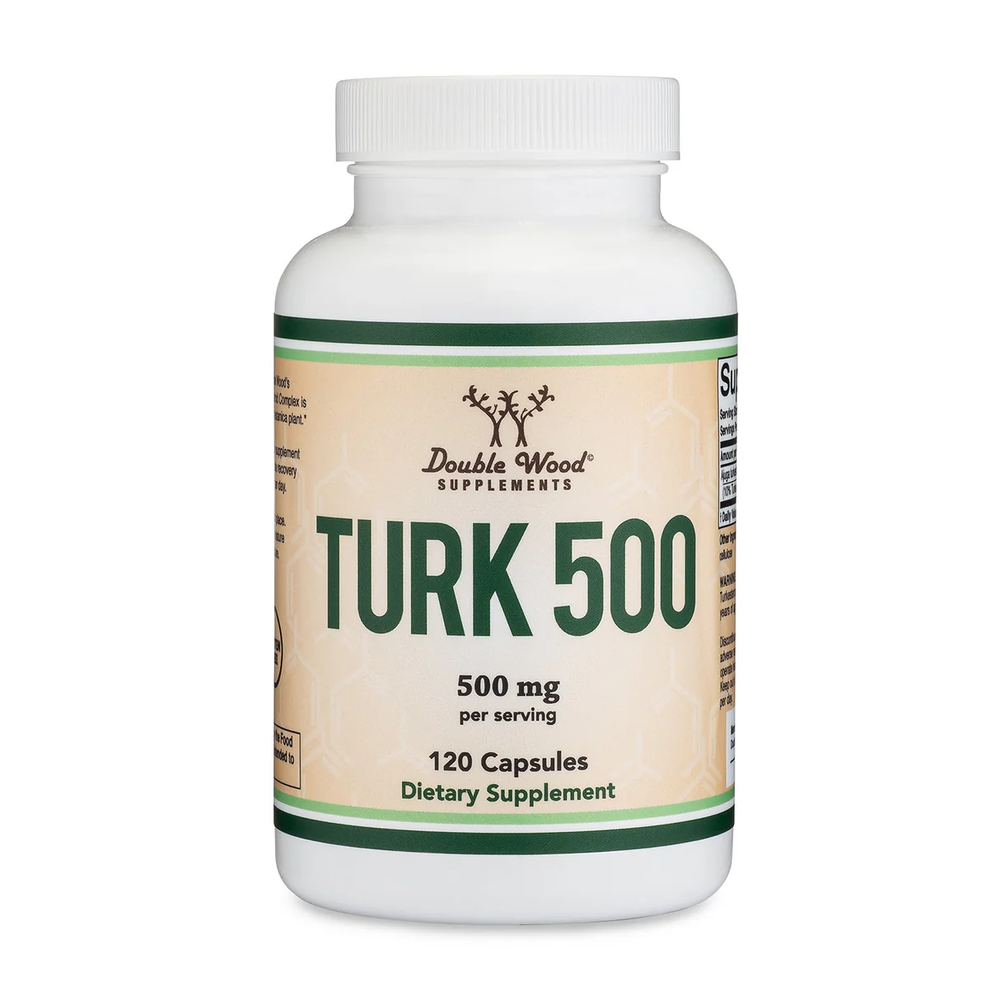 Double Wood Supplements - Turkesterone - 120 x 500 mg capsules