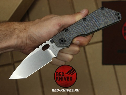 Нож Strider SMF Perfomace Tanto Flamed - рукоять титан RK/Н5