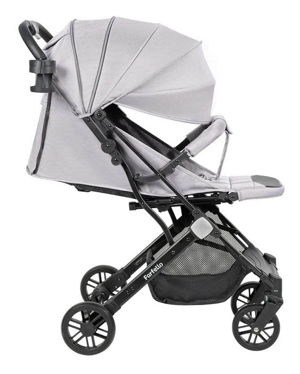 Kоляска детская прогулочная Farfello Comfy Go Comfort 2025 (Grey/Серый CG-015)