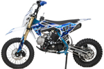 Питбайк Motoland TCX125 E 14/12 + фара синий