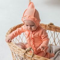 Чепчик с рюшей "Фламинго" 0-3 м