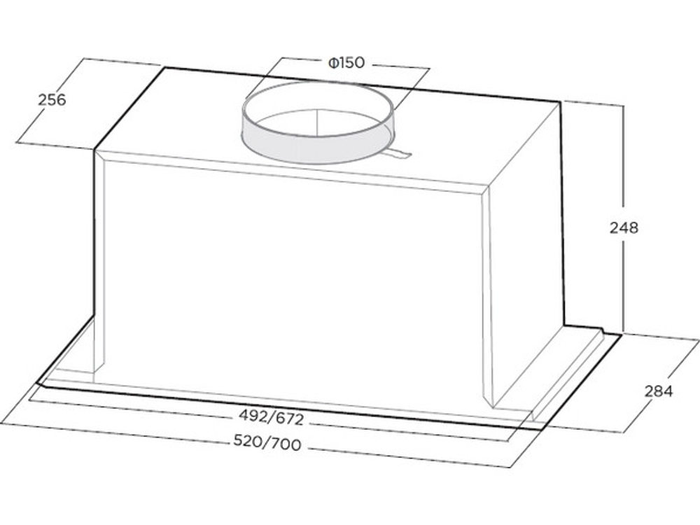 Вытяжка Midea MH60I370W