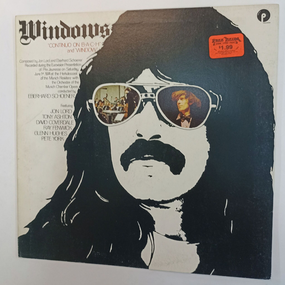 Винтажная виниловая пластинка LP Jon Lord Windows (UK 1974)
