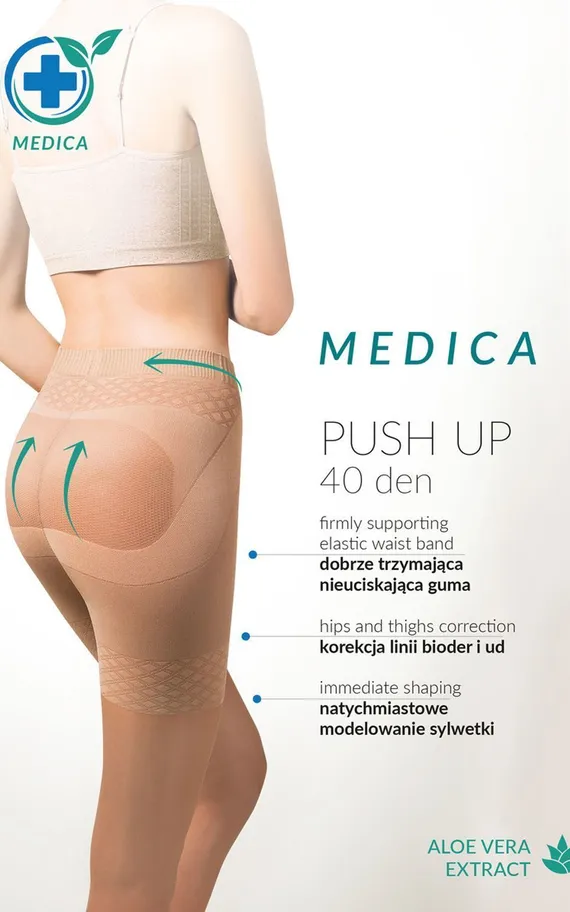 128 Medica Push-Up 40 den Neutro