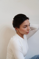 Серьги minimalism gold