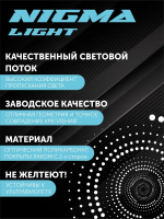Стекло фары BMW E60 (04-10) с ДХО Левое