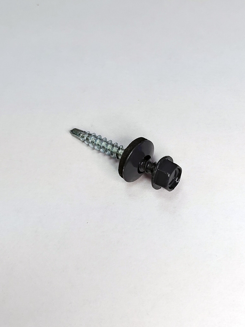 4,8х35 RAL7024 Графитовый серый саморез кров. (30 шт.)